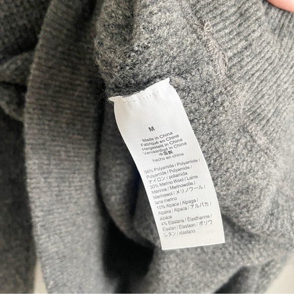 J. Crew Merino Wool Alpaca Waffle Crewneck Sweater in Supersoft Yarn Size Medium - Picture 10 of 10